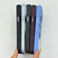 Coque de téléphone magnétique transparente couleur originale avec support pour iPhone 17 18 Pro Max, pour iPhone 18 Pro, nouveau modèle bleu