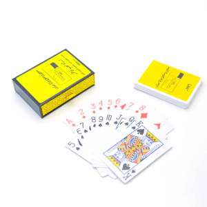 Gran oferta, Material de Stock de tarjetas duraderas, Casino de grado de plástico, resistente al agua, naipe de código de barras personalizado en línea - Product Image 3