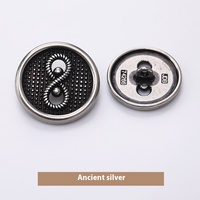 Petite veste en tweed de luxe à fourrure parfumée, boutons métalliques creux en forme de 8, boutons de pull, décoration de vêtements, cœur, étoile