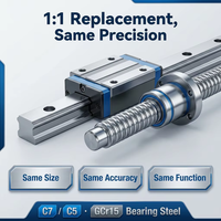 Guide linéaire Hiwin GS HGH25CA 1000mm de remplacement 1:1, en acier à roulement de haute précision, pour CNC, moteur PLC, boîte de vitesses, Guangdong, 1kg