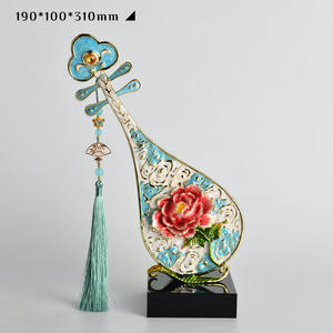 Ornement <span class=keywords><strong>de</strong></span> lute chinoise Evelyn Pipa, artisanat en émail, élégant et luxueux, décoration d'intérieur, cadeau pour une maison chaleureuse - Product Image 3
