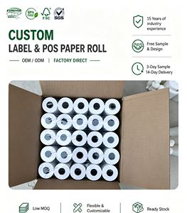 Rollo de Papel Térmico de Alta Calidad Sin BPA, 80*80mm, Papel para Caja Registradora, Papel para Impresora Térmica, Rollo Jumbo para Impresora POS - Product Image 2