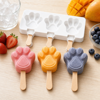 Moule à glace en silicone en forme de patte de chat, moule à bâtonnets glacés, mini moule à glace, moule à gâteaux et bonbons