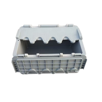 Caisses en plastique industrielles solides en HDPE PP de 300*200*147 mm pour le transport et le stockage, vente en gros