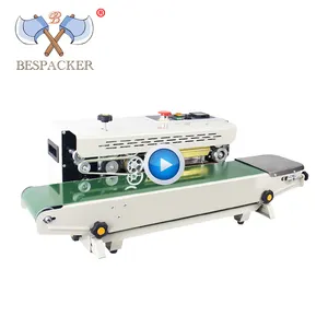 Wholesale band seal packing machine-FR-900 Automatic horizontal plastic film bags heat sealing machine continuous band sealer machine
