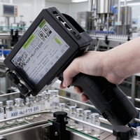 Impresora de Inyección de Tinta Portátil DOCOD OEM/ODM G100 de 12.7mm, Máquina de Codificación de Fechas de Caducidad para Códigos QR, Códigos de Barras, Papel, Pequeñas Empresas