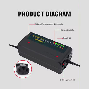 Chargeur de <span class=keywords><strong>batterie</strong></span> pour moto électrique 72V 50-55Ah, chargeur de <span class=keywords><strong>batterie</strong></span> au plomb-acide pour vélo électrique - Product Image 4
