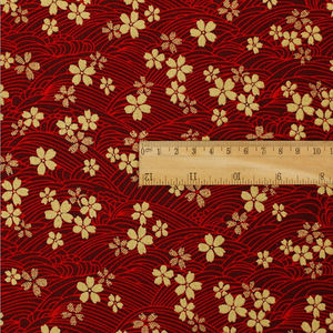 Fashion Design <span class=keywords><strong>Timbro</strong></span> Lurex Tessuto di Cotone 100% Sakura Cherry Motivo Floreale <span class=keywords><strong>per</strong></span> la Signora Tavolo di Stoffa Dell'indumento di Biancheria Da Letto - Product Image 4