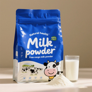 Custom Printed Flat Bottom <strong>Pouch</strong> Plastic Aluminum Foil Mylar Ziplock Food Stand up Packaging Bag for <strong>Milk</strong> Powder - Product Image 5