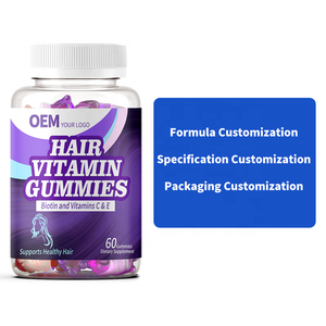 Fabricant, vente en gros, OEM, gommes vitaminées pour cheveux, garantie d'approvisionnement à long terme pour les grossistes à grande échelle - Product Image 2