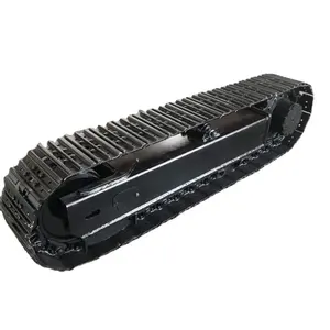 Hersteller von Gummi ketten verkaufen landwirtschaft liche Maschinen Crawler Chassis Gummi ketten Baumaschinen Crawler Chassis sales