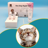 Kit de test rapide d'anticorps pour la périarthrite infectieuse féline (FIP) et le coronavirus félin (FCoV) sur sang total, plasma, sérum ISO13485 OEM ODM Vétérinaire