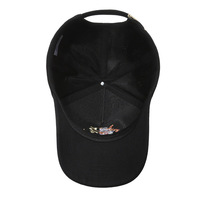Casquette de baseball unisexe en coton brodée de lettres dragon, style streetwear chinois tendance, en PVC, 6 panneaux, ajustable