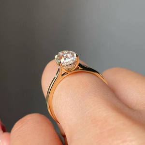 3CT Teardrop Cut Poire Moissanite Bague de fiançailles Bague de mode tendance Anniversaire de mariage et cadeau de fête pour elle - Product Image 5