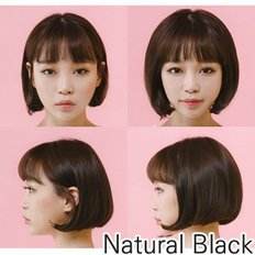 Parrucca in Bulom nero naturale da donna Volume fino al reparto Pest Ponga (WE2FE67) - Product Image 1