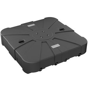 Base Moderna para Sombrilla de Exterior, 265 Libras, para Sombrillas Cantilever de <span class=keywords><strong>Patio</strong></span>, con Ruedas, Rellenable con Arena o Agua, Material PE, Cuadrada, 34 Pulgadas - Product Image 1