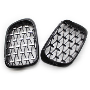 กระจังหน้า BMW E39 พลาสติก ABS สีดำเงา สไตล์เมทีโอไรต์ สำหรับปี 1999-2003 ซีรีส์ 5 อัพเกรดกันชน - Product Image 2