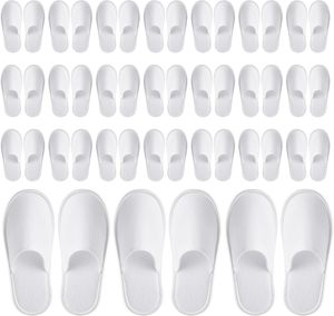 Luxury Custom Home Spa <b>Slippers</b> Disposable <b>Slippers</b> For Guests Bulk White <b>Slipper</b> Pack For Hotel Spa <b>Travel</b> Shoeless - Product Image 2