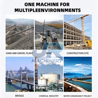 Machine de criblage de sable professionnelle pour l'exploitation minière avec séparateur de pierres, cribleur mobile à tambour pour applications en carrière