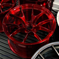 Jantes de voiture concaves rouges forgées sur mesure 17-22 pouces 5x114.3 5x112 Design pour JDM Infiniti Z GTR GT-R Supra RX-7 AE86