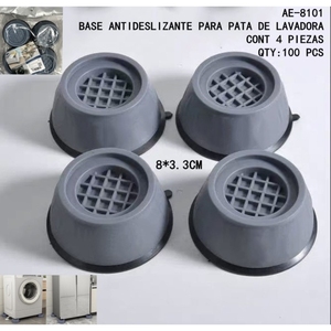 Piedi per lavatrice durevole stabilizzatore antiscivolo elettrodomestico elegante elegante - Product Image 1