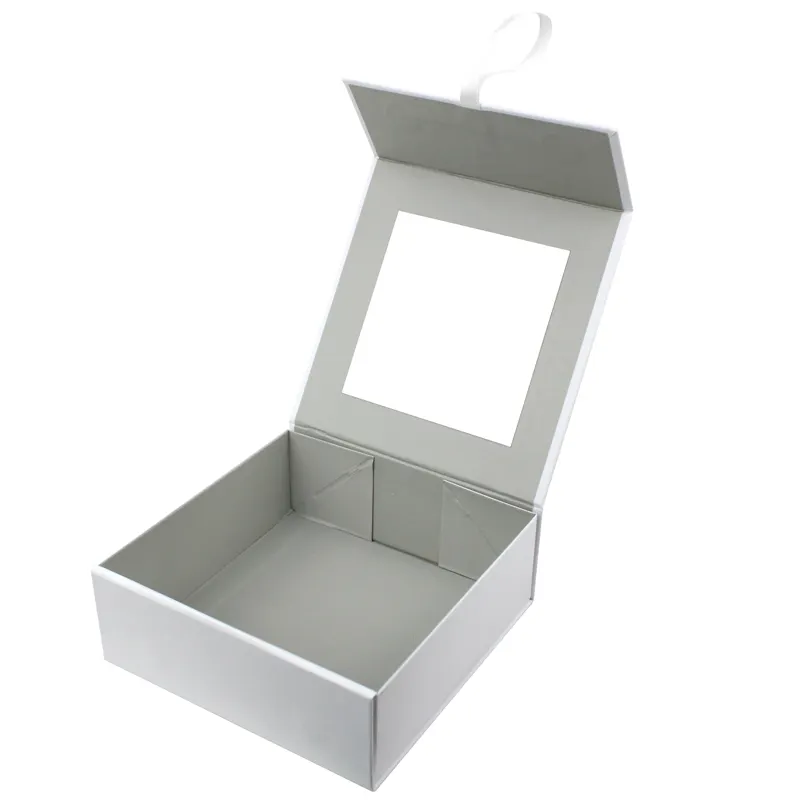 Custom Luxury Large Big Gift Box Matte Black Magnet Magnetic Paper Closure Foldable Packaging Folding Gift Box