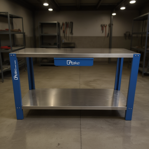 Banc de travail compact Ttake en acier inoxydable 1200 mm x 600 mm pour atelier industriel - Product Image 3