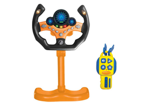 Juguetes Educativos para la Primera Infancia, Juego <span class=keywords><strong>de</strong></span> Carreras Vertical, Ayuda a la Rotación, Volante con Llave <span class=keywords><strong>de</strong></span> Coche - Product Image 2