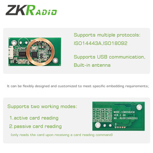 Iso14443a NFC RFID về mạch tích hợp HF USB RFID Mô-đun đầu đọc - Product Image 4