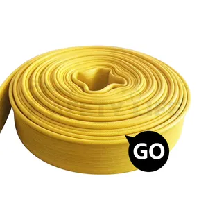 Rubber Water 1 Inch Pvc Fire Hose With Russian Coupling