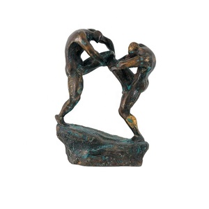 Estatua de bronce de Casting occidental para hombre, <span class=keywords><strong>escultura</strong></span> de <span class=keywords><strong>Hercules</strong></span> - Product Image 4