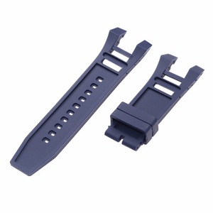 Grande Stock vendita Silicone cinturino in gomma morbido traspirante nero blu cinturino per orologio Invictas 34mm - Product Image 2