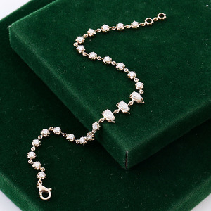 ファッション3mmテニスブレスレット3mmラウンドカットクリアモアッサナイト925シルバーアイスアウトレディースジュエリー高品質ブレスレット - Product Image 6