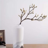 Vente chaude Branche de magnolia artificielle en soie de 87 cm Fleur de bourgeon Polyvalente Maison Noël Saint-Valentin Diplôme Halloween