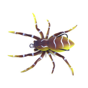8cm 7g gros appâts souples artificiels flottant simulé <span class=keywords><strong>araignée</strong></span> forme grenouille leurres de pêche - Product Image 5