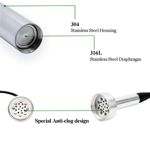 Anti-pollution <strong>Submersible</strong> Groundwater <strong>Level</strong> Monitoring Ultrasonic <strong>Level</strong> <strong>Sensor</strong> 0-200m Range 0.5% Accuracy ABS Material DC 9-36V - Product Image 2