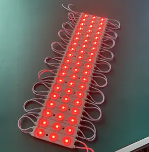 High Power Red White 1.8W Big View Angle DC 12V Injection Ultrasonic Korea Led Module Light For Led Sign Board