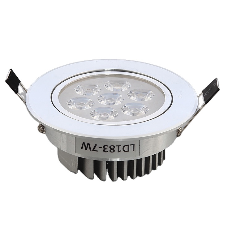 Алюминиевый Точечный светильник 7 Вт, 9 Вт, потолочный изолированный драйвер SMD, светодиодный встраиваемый потолочный светильник