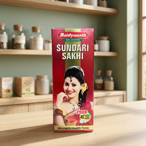 Extrait Herbal Baidyanath Sundari Sakhi 450ml – Comprimés Sauvages en Bouteille pour la Santé Féminine, Tonifiant, Soulagement de l'Asthme et des Rhumes - Product Image 3