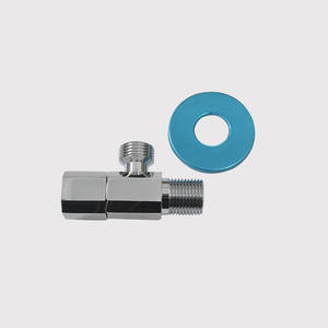 Robinet d'arrêt en acier inoxydable 304 entièrement en cuivre, épaissi, une entrée, deux sorties, eau chaude et froide, unidirectionnel, trois voies, pour bidet - Product Image 3