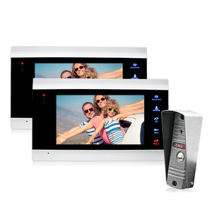 Sistema de intercomunicación de videoportero con pantalla táctil de 7 pulgadas, fácil instalación y control remoto con función de desbloqueo para villas - Product Image 3