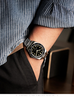 Montre de plongée pour hommes, Logo personnalisé, acier inoxydable 316l Super lumineux C3 120 clic lunette en céramique NH35 Movt montre de plongée