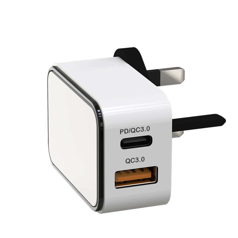 Kc Gecertificeerd 18W 12V 9V Dual Usb Andriod Type C Pd Mobiele Lader 3.0 Travel Adapter Met Pd functie