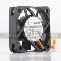 Kipas Pendingin Sunon 5V 24V 48V DC 12V 1.2W AC EC 4010 40X40X10MM 4CM Maglev Video Card Chassis Tiga-kabel KDE1204PFV2-ZP