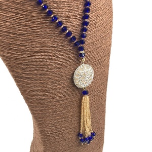 99 cuentas de cristal azul rosarios al por mayor <span class=keywords><strong>para</strong></span> bisutería <span class=keywords><strong>mujer</strong></span> a granel - Product Image 3