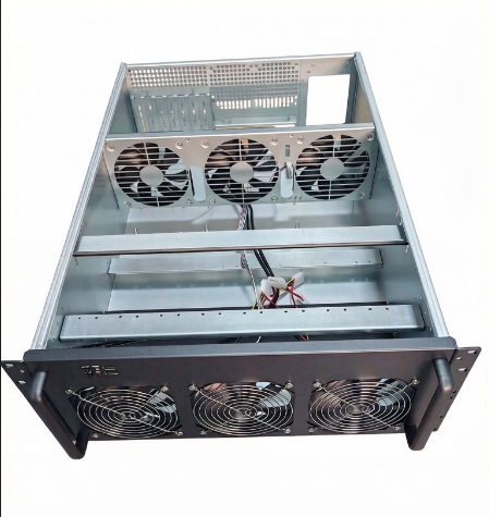 Factory Price 8 GPU Supported Rackmount Server Chassis With 6 Cooling Fans 8 Gpu Server Case