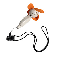 Ventilateur de cou portable rechargeable 800 mAh, 3 vitesses, rotatif, puissant, avec câble de charge USB