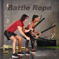 Cuerda de Batalla Inalámbrica Dos en Uno, Entrenador de Fuerza Portátil, Entrenamiento Muscular, Ejercicio Aeróbico, Gimnasio, Entrenamiento con Cuerda Aeróbica