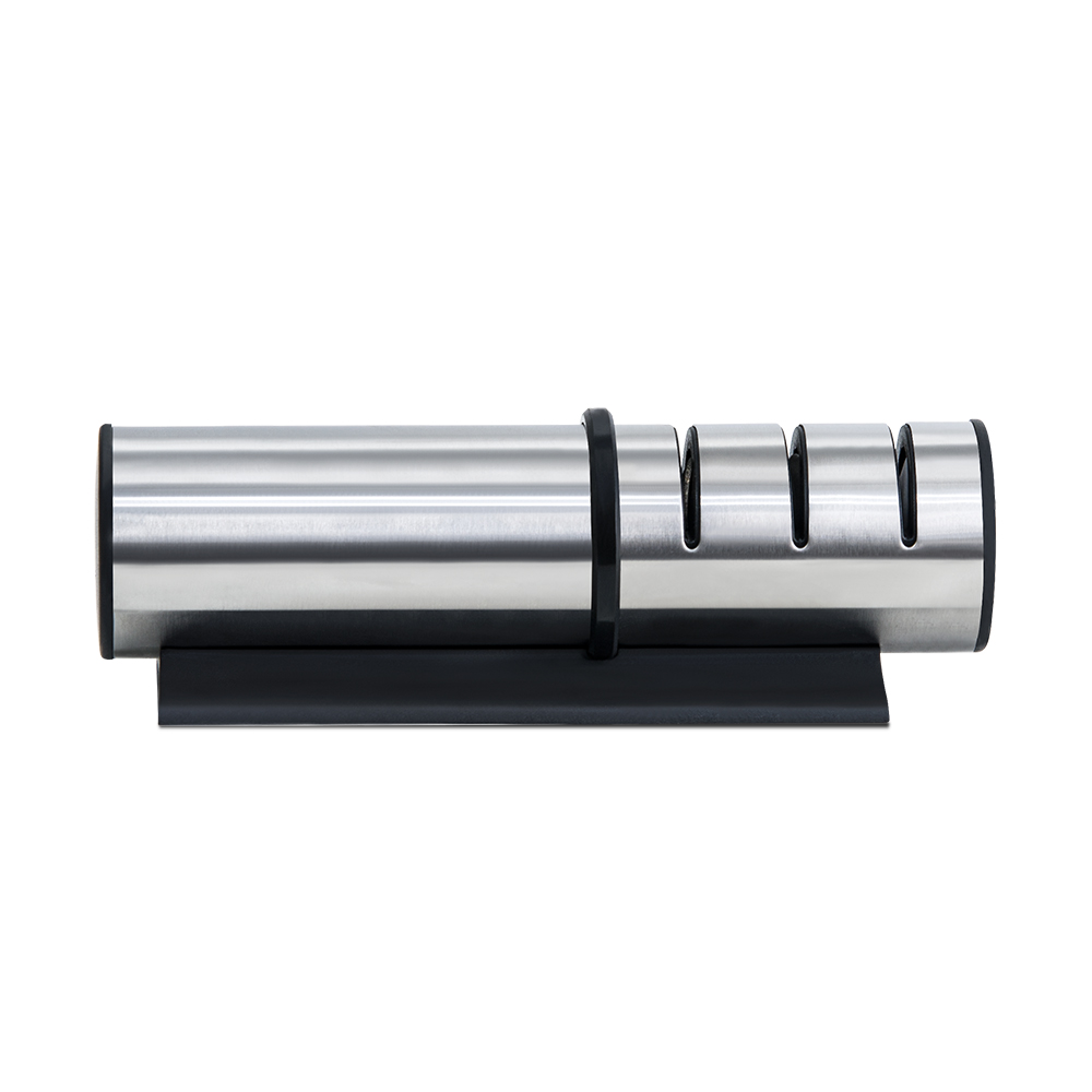 Профессиональный 3 стадии измельчения кухонный нож точить камень корунд ручной Non-slip база Пильная шина заточного станка для заточки ножей