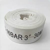 Tuyau d'incendie circulaire tissé résistant à l'abrasion, doublé de PVC, pour la lutte contre les incendies forestiers